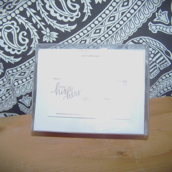 His & Hers Studio NWT Thank You Cards - Picture 2 of 2